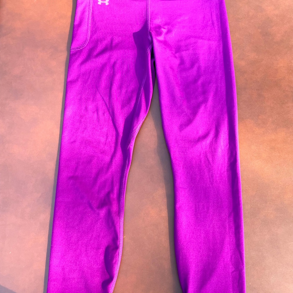Under armor leggings pretty purple